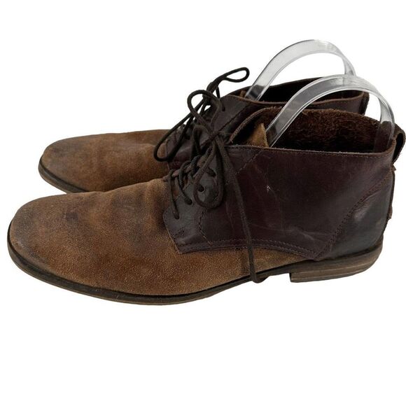 Bull Boxer Shoes Leather Mens US Size 9 Distressed Lace Up Handcrafted Brown 42 - Picture 4 of 9